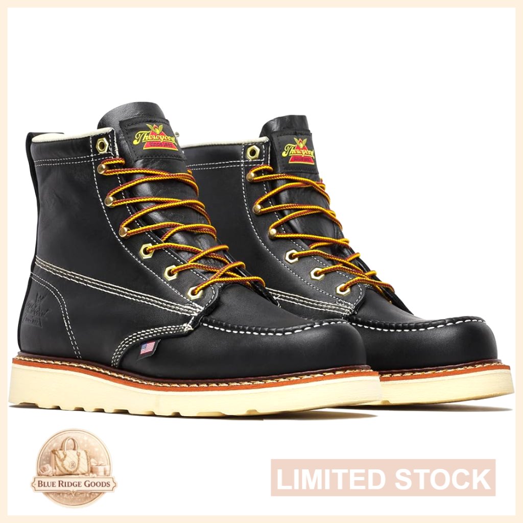 Men's Work Boots Composite Safety Toe Waterproof Durable Leather Classic Style